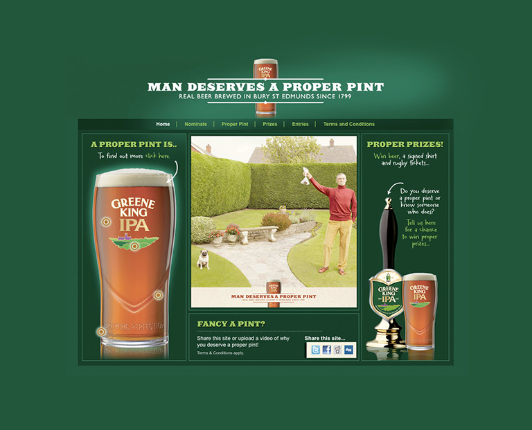 Green King - Proper Pint - FMCG - STANDOUT