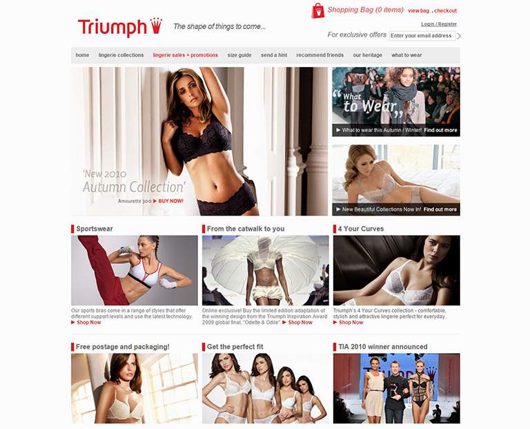 Triumph Lingerie Store - Lingerie - STANDOUT