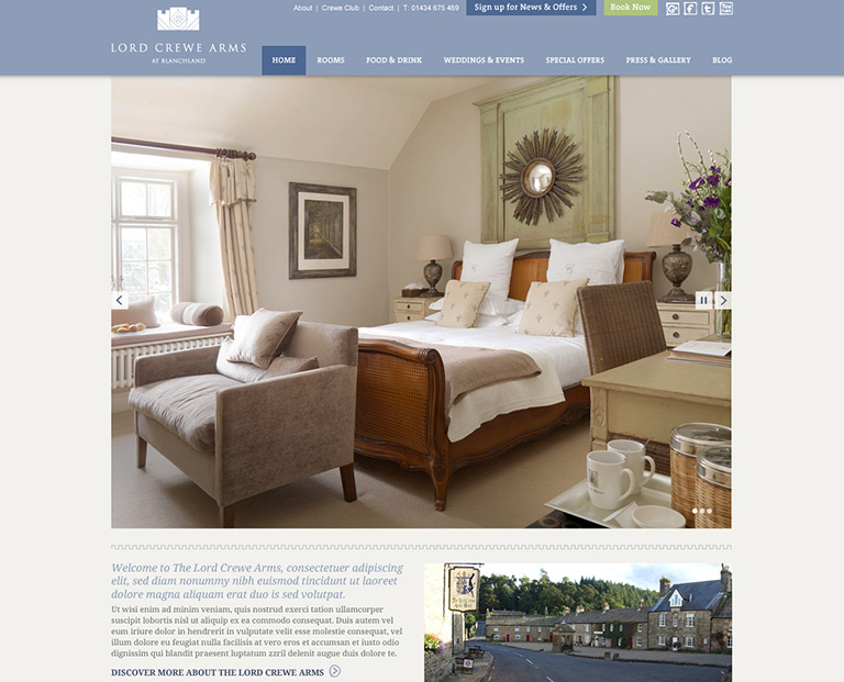 Lord Crewe Arms - Hotels & Hospitality - STANDOUT